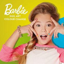 Lisciani Giochi - Set Barbie Nail Art Colour Change, 97982