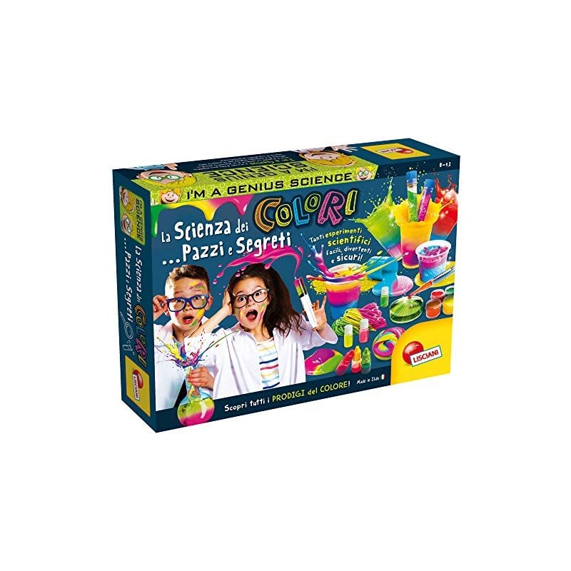 Lisciani Giochi- I m a Genius Laboratorio del Colore Gioco Scientifico, Multicolore, 86252