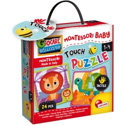 Lisciani Giochi - Montessori Baby Touch Puzzle, Colore, 92680