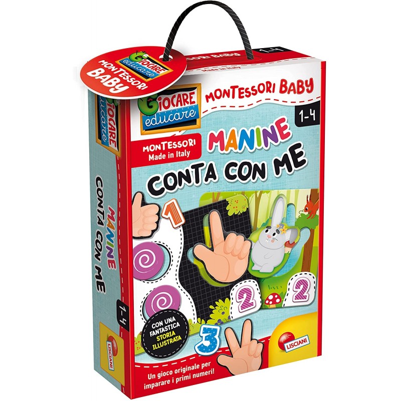 Lisciani Giochi - Montessori Baby Manine Conta con Me, Colore, 92758