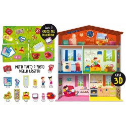 Lisciani Giochi - Montessori Maxi la Mia Casa, Colore, 95162