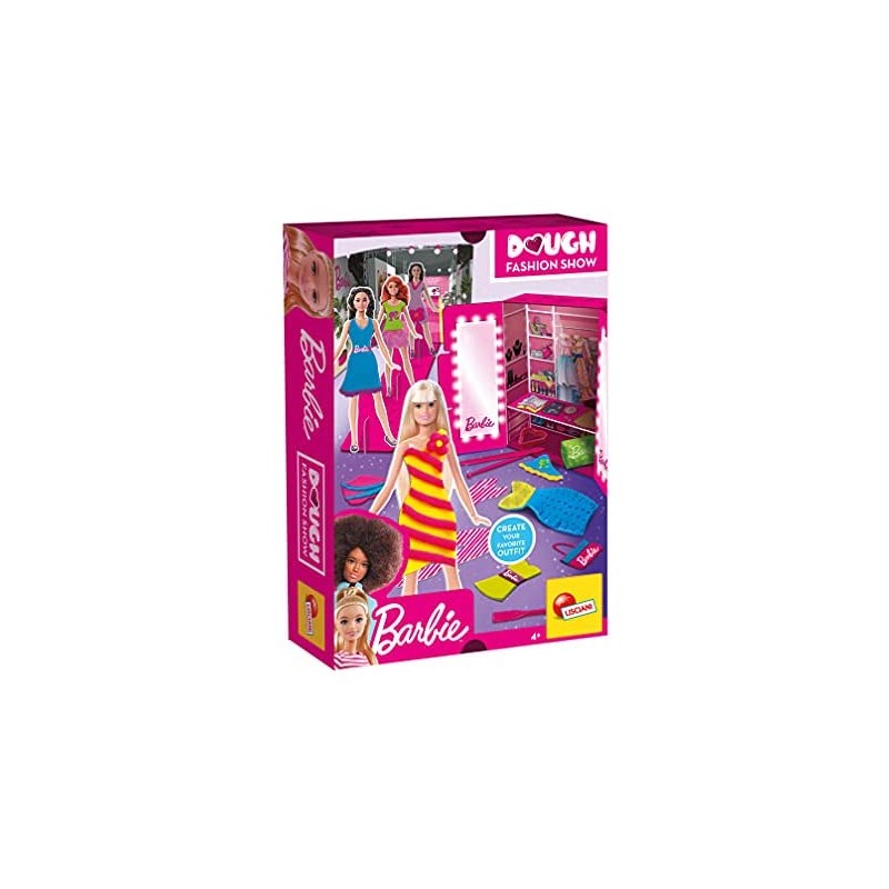 Lisciani Giochi- Barbie Dough Fashion Show, Colore, 88867