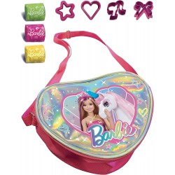 Lisciani Giochi - Barbie Dough Fashion Bag, 300 g Dough, 4 Formine, 91928