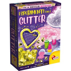 Lisciani Giochi - I m a Genius Esperimenti con Glitter, Colore, 95407