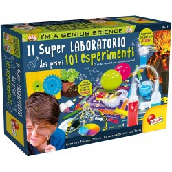 Lisciani Giochi - I m a Genius Il Super Laboratorio dei Primi 101 Esperimenti, Gioco di Sperimentazione Scientifica, 97562