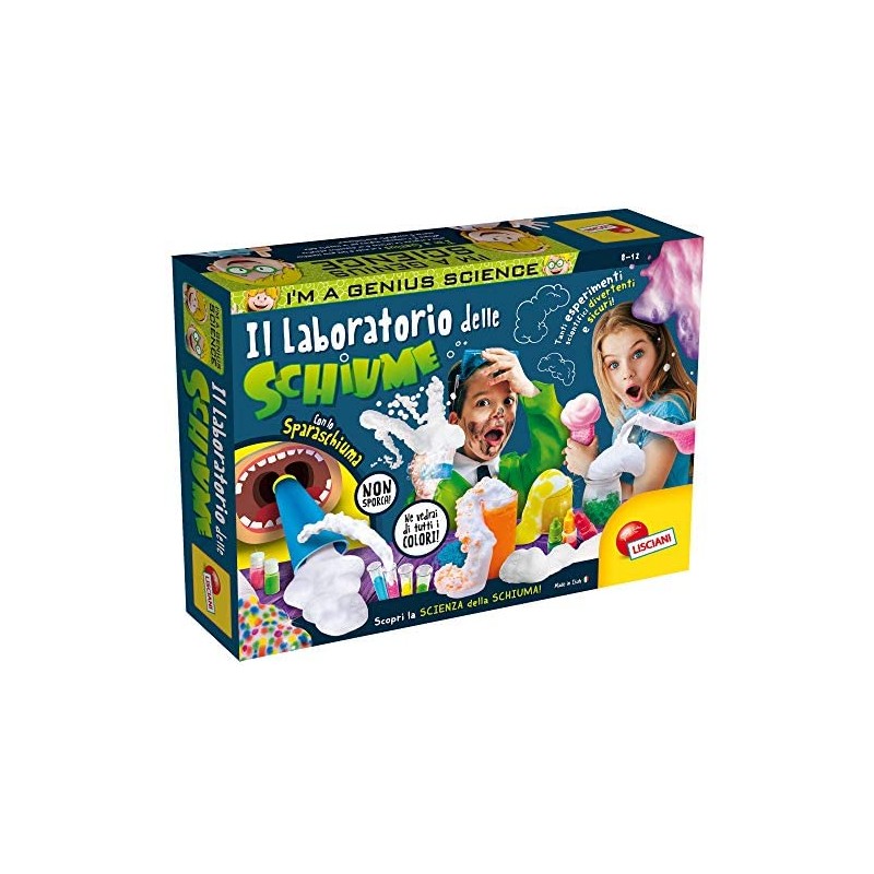 Lisciani Giochi - I m a Genius Laboratorio Schiume Multicolore Gioco Scientifico, 86245