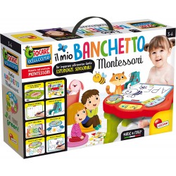 Lisciani Giochi - Montessori Il Mio Banchetto dei Giochi Educativi, Pennarello Scrivi e Cancella, 97166