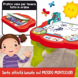 Lisciani Giochi - Montessori Il Mio Banchetto dei Giochi Educativi, Pennarello Scrivi e Cancella, 97166