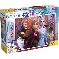 Lisciani Giochi - Disney Puzzle DF Maxi Floor 24 Frozen 2 Puzzle per Bambini, 86658