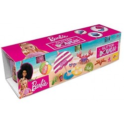 Lisciani Giochi - Barbie Glitter Dough Multipack 3 Vasetti, 88836