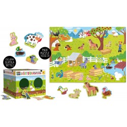 Lisciani Giochi - Montessori Maxi la Mia Fattoria, Colore, 95179