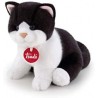 Trudi - Gatto Brad Peluche, Colore Bianco e Nero - TRU21040