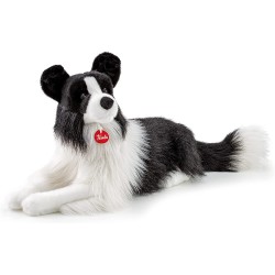 Trudi - Border Collie Scott, Colore Bianco/Nero, Large, TUDN9000