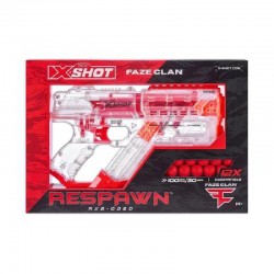 Zuru - X-Shot Pistola Trasparente con 12 palline - POS220006