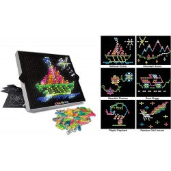 Lite-Brite - Ultimate Classic, Tavolo da Disegno a LED con Colori Effetto Neon - POS210163