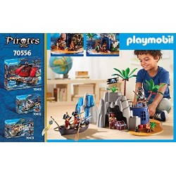 Playmobil - Pirates 70556 - Covo del Tesoro dei Pirati - PM70556