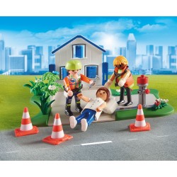 Playmobil - My Figures 70980 Missione di Salvataggio, 6 Personaggi con Oltre 1000 Combinazioni di Gioco Possibili - PM70980