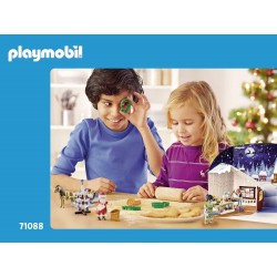 Playmobil - Christmas 71088 Calendario dell Avvento per Bambini: Pasticceria di Natale con Formine per i Biscotti, Include Pasti