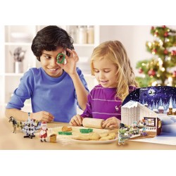 Playmobil - Christmas 71088 Calendario dell Avvento per Bambini: Pasticceria di Natale con Formine per i Biscotti, Include Pasti