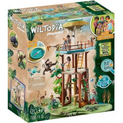 Playmobil - Wiltopia 71008 Centro di osservazione animali dell  Amazzonia, Con Bussola e Animali Giocattolo, Giocattolo Sostenib