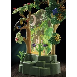 Playmobil - Wiltopia 71009 Luce Notturna della Foresta Amazzonica, Con Animali Giocattolo, Luce e Suoni, Giocattolo Sostenibile 