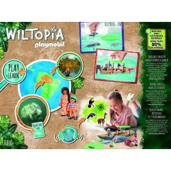 Playmobil - Wiltopia 71010 Gita in Barca e Lamantini della foresta amazzonica, Con Animali Giocattolo, Giocattolo Sostenibile - 