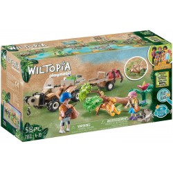 Playmobil - Wiltopia 71011 Quad di Soccorso Animali della Amazzonia, Con Animali Giocattolo, Giocattolo Sostenibile - PM71011