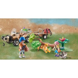 Playmobil - Wiltopia 71011 Quad di Soccorso Animali della Amazzonia, Con Animali Giocattolo, Giocattolo Sostenibile - PM71011