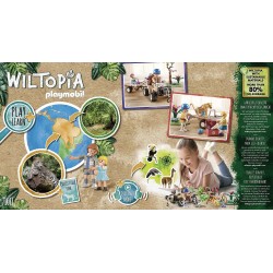 Playmobil - Wiltopia 71011 Quad di Soccorso Animali della Amazzonia, Con Animali Giocattolo, Giocattolo Sostenibile - PM71011