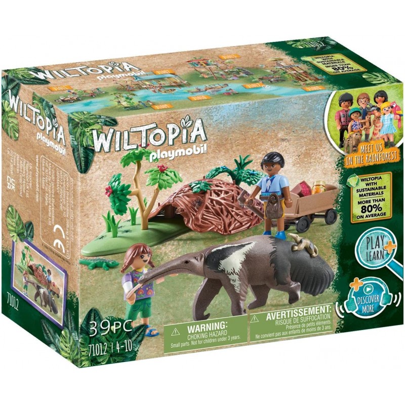 Playmobil - Wiltopia 71012 Formichiere della Amazzonia, Con Animali Giocattolo, Giocattolo Sostenibile - PM71012