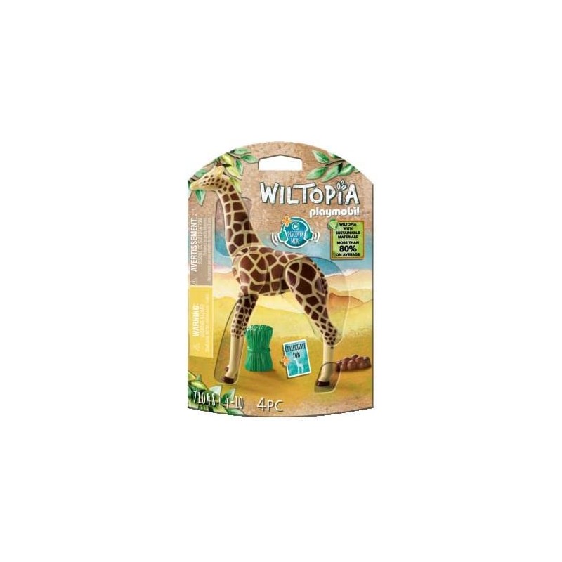 Playmobil - Wiltopia 71048 Giraffa, Animali Giocattolo, Giocattolo Sostenibile - PM71048