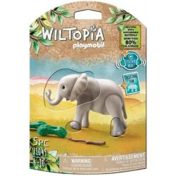 Playmobil - Wiltopia 71049 Piccolo Elefante, Animali Giocattolo, Giocattolo Sostenibile - PM71049