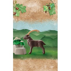 Playmobil - Wiltopia 71050 Stambecco, Animali Giocattolo, Giocattolo Sostenibile - PM71050