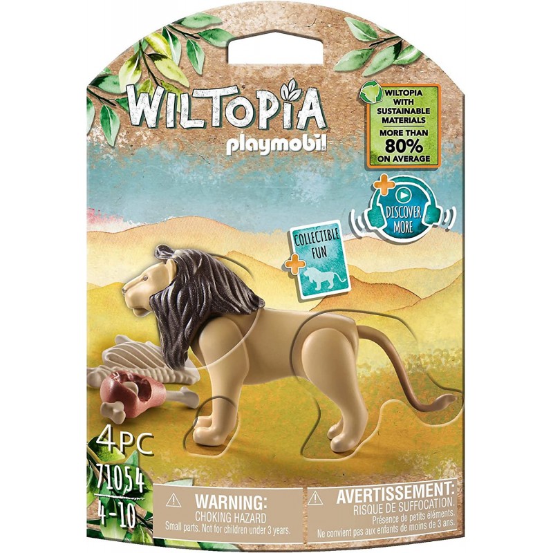 Playmobil - Wiltopia 71054 Leone, Animali Giocattolo, Giocattolo Sostenibile - PM71054