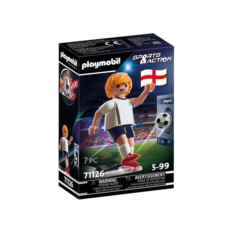 Playmobil - Sports & Action 71126 - Giocatore Nazionale Inghilterra - PM71126