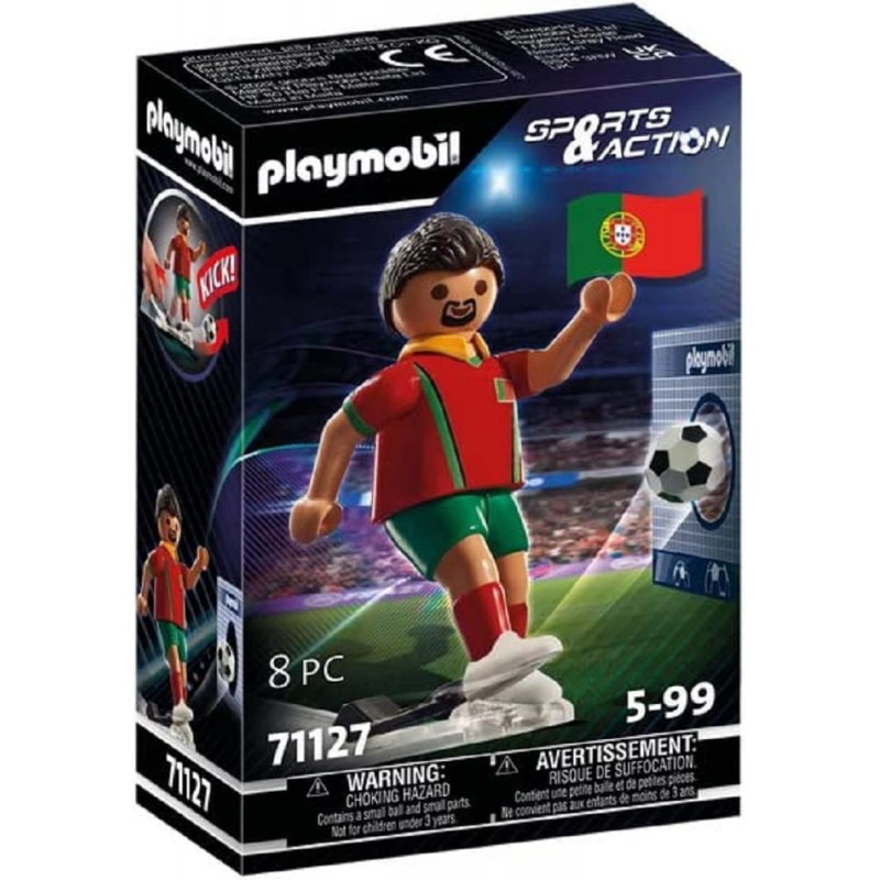 Playmobil - Sports & Action 71127 - Giocatore Nazionale Portogallo - PM71127