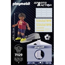 Playmobil - Sports & Action 71129 - Giocatore Nazionale Spagna - PM71129