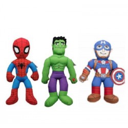 MARVEL - Personaggi Avengers Super Hero Adventures assortiti 50 cm Soft con Suoni - POS210124