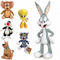 Grandi Giochi - Looney Tunes Peluche Assortiti 22cm, assortimento casuale, 1 pezzo - PLA19583