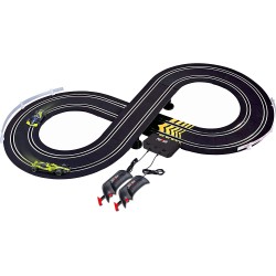 Polistil - Pista BO VR46 Formula Racing, Scala 1:43, Pista a Batteria con Licenza Ufficiale VR46 - Turbo Controller, Caricatore 