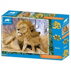 Prime 3D - ANIMAL PLANET LIONS 500 pz. - 10386.P3D