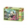 Prime 3D - morning Panda, puzzle 3d 100 pezzi, 10640.P3D