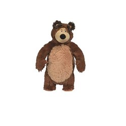 Simba - Masha e Orso, Set Bambola 23cm. Corpo Morbido e Orso Peluche 43cm con Gambe Mobili, bambini + 3 anni, 109301016009