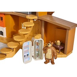 Simba - Masha e Orso, Playset, La Grande Casa Di Orso, Inclusi Masha E Orso Ed Accessori, 109301032