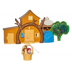 Simba - Masha e Orso, Playset, La Grande Casa Di Orso, Inclusi Masha E Orso Ed Accessori, 109301032