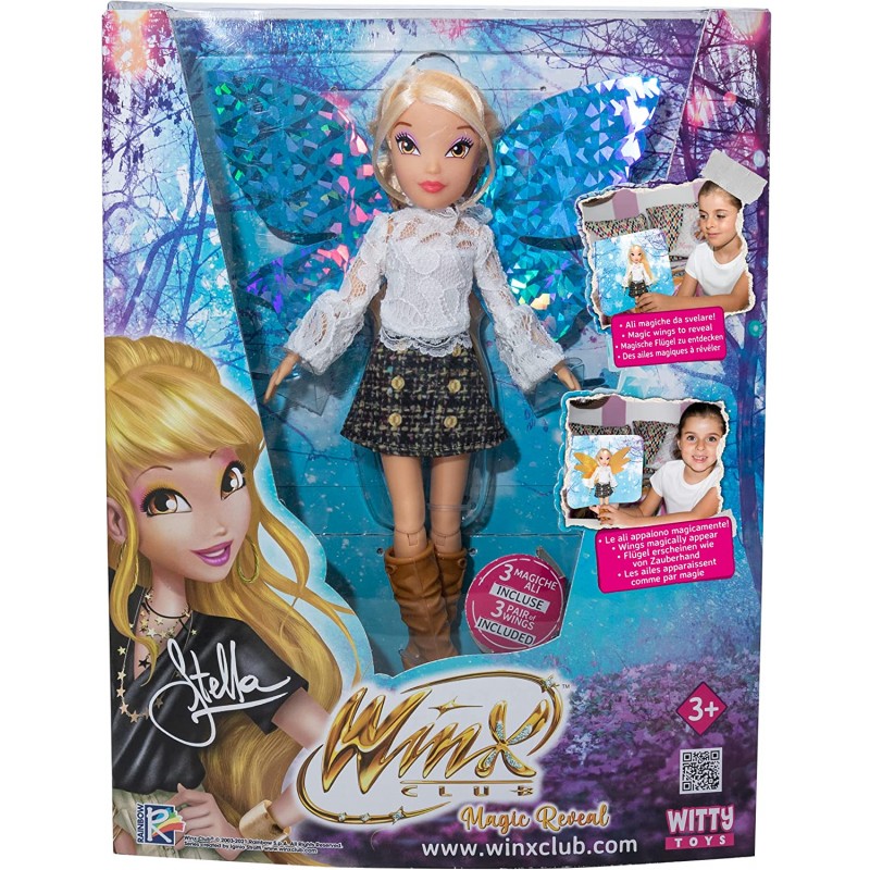 Rocco Giocattoli - Witty Toys Winx Club Magic Reveal bambola Stella, 1192103