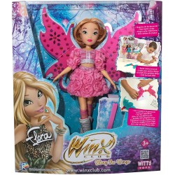 Rocco Giocattoli - Witty Toys Winx Club Bling the Wings bambola Flora, 1202102