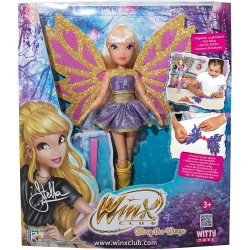 Rocco Giocattoli - Witty Toys Winx Club Bling the Wings bambola Stella, 1202103