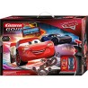 Carrera Toys GO!!! Disney Pixar Cars Neon Nights Set Pista da Scontro e Due Macchinine con Saetta Mcqueen e Jackson Storm, Gioco