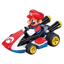 Carrera Toys GO!!! Mario Kart Mach 8 Set Pista da Corsa e Due Macchinine con Mario e Luigi, Gioco Adatto per Bambini dai 6 Anni,